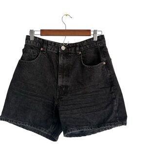 Zara Black High Waist Shorts